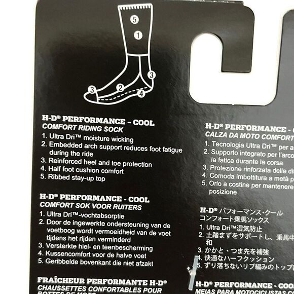 Harley-Davidson Multi-pack Sock Bundle, Size L, NWT - Picture 8 of 8